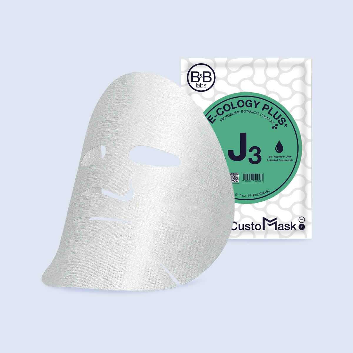 J3 Супер мягкая тканевая диффузионная маска с медным волокном